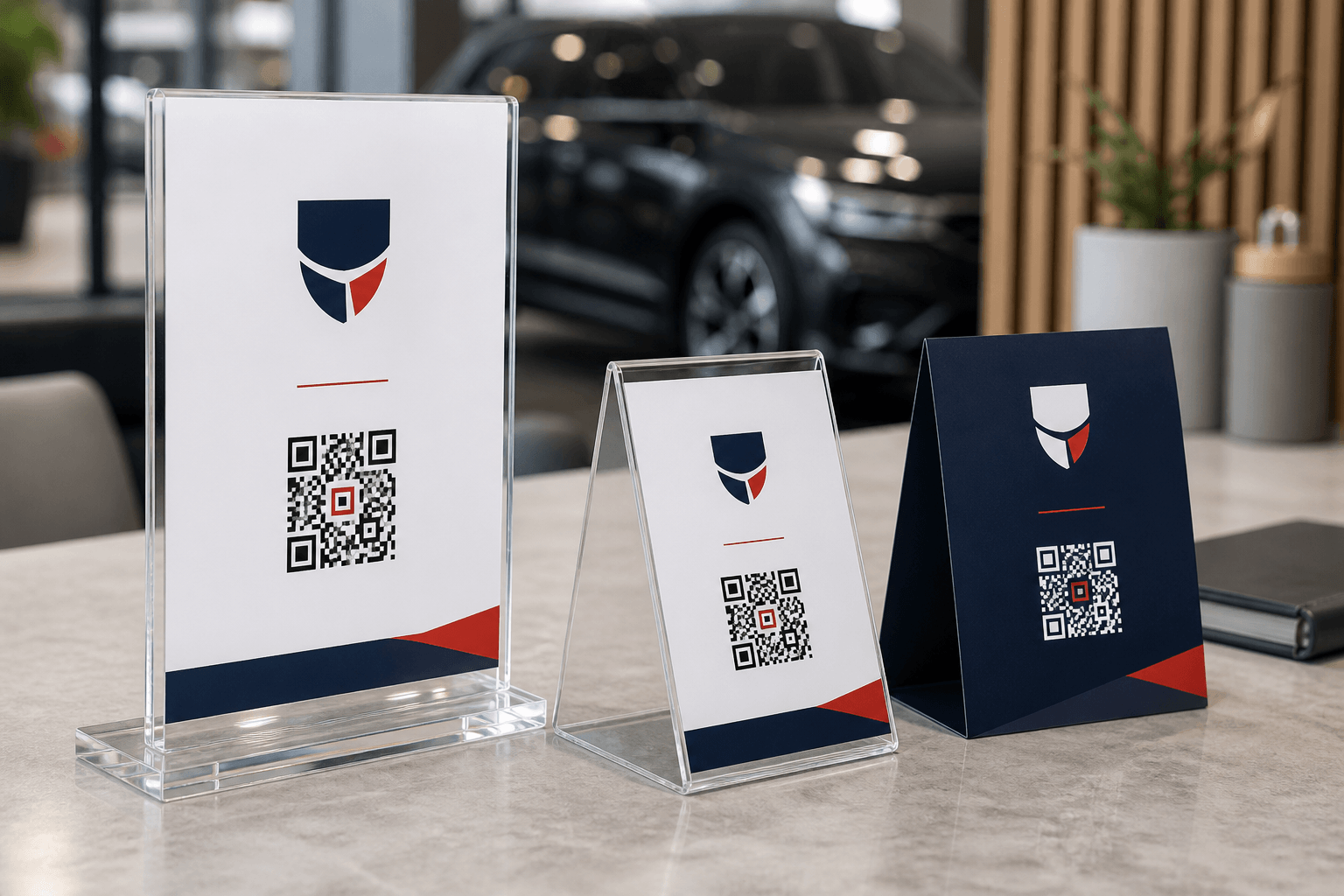 Displays QR de Mesa instalado
