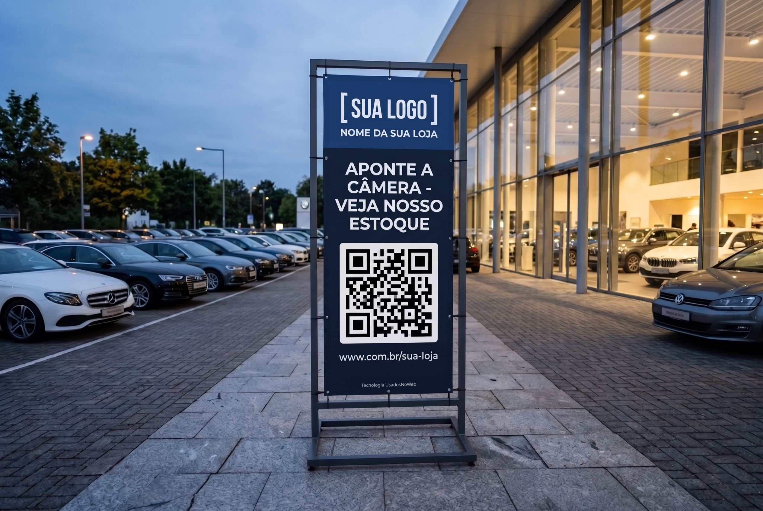 Totem QR Flex 220 instalado